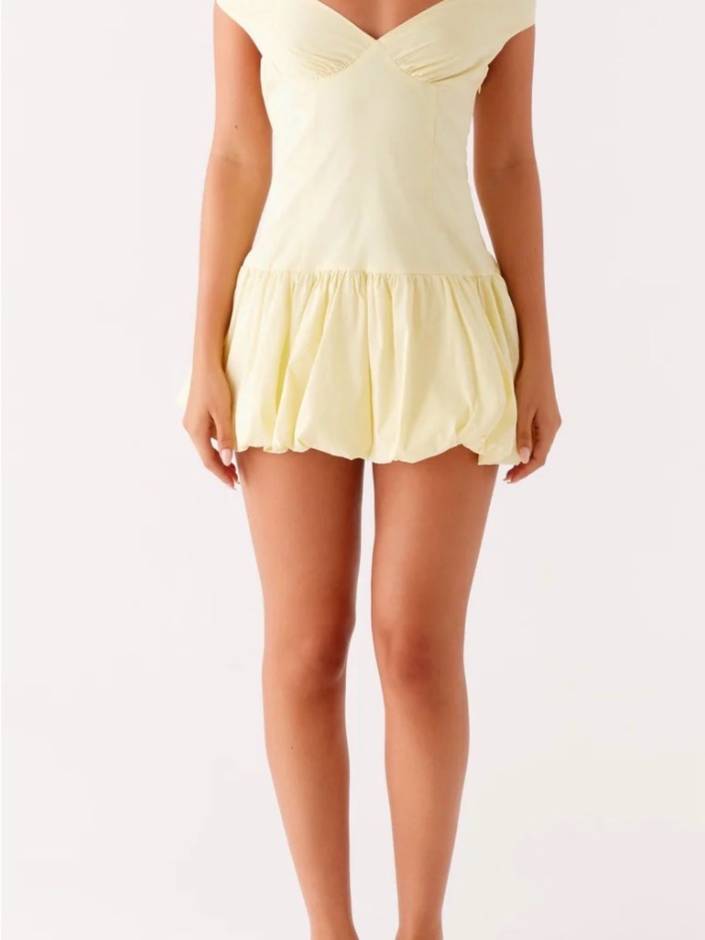 Peppermayo butter yellow mini dress - Picture 2 of 7